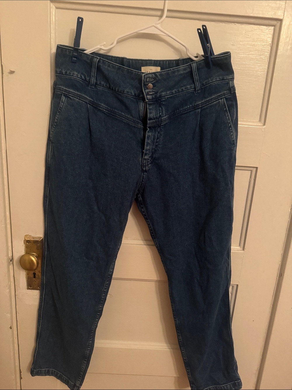 Sezane Dark Blue Boyfriend Jeans